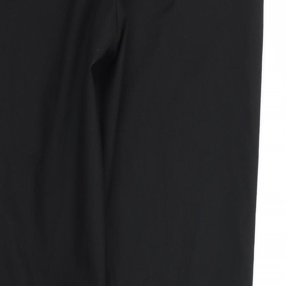 Womens UK Size 4 H&M Regular Fit Black Trousers