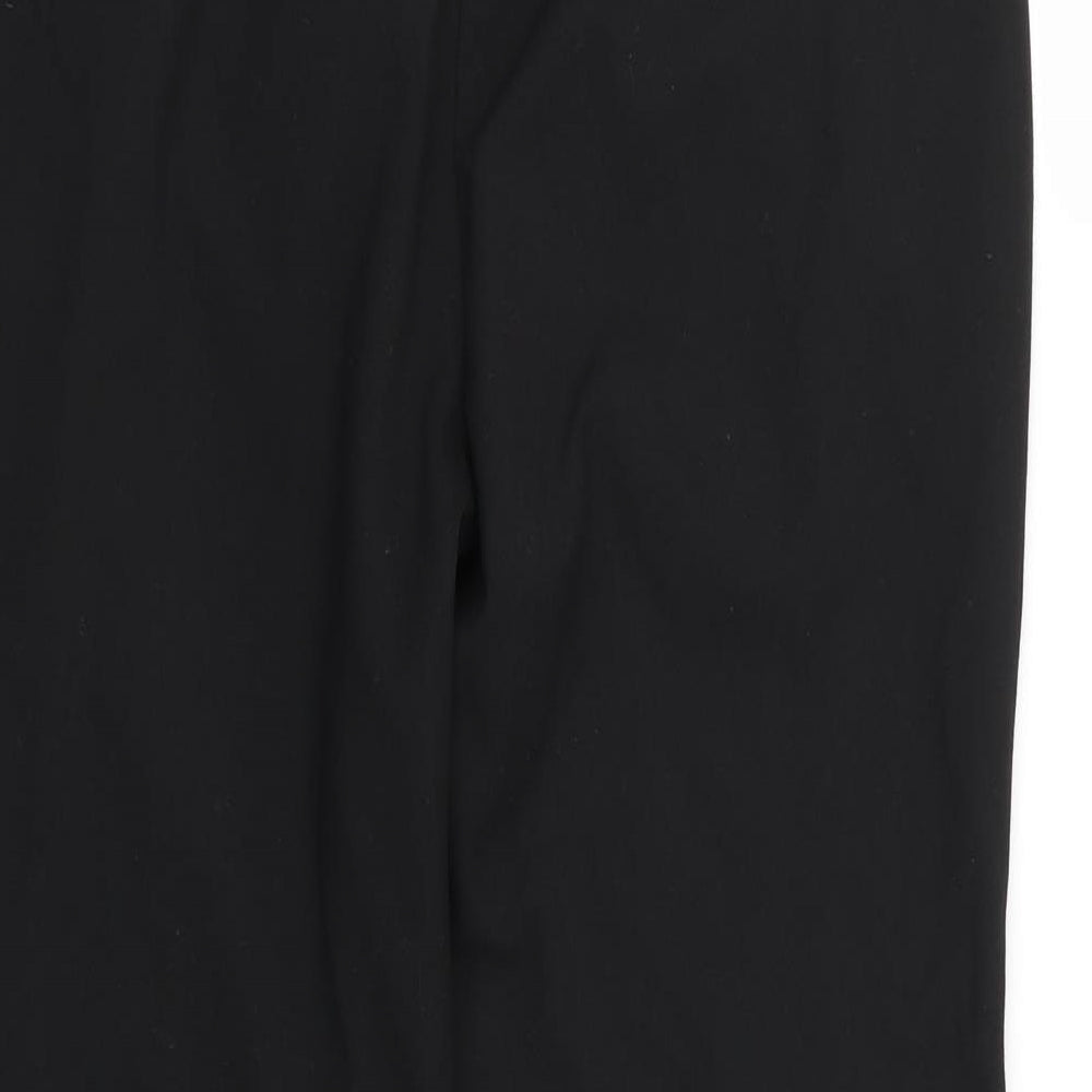 Womens UK Size 12 NEXT Regular Fit Black Trousers