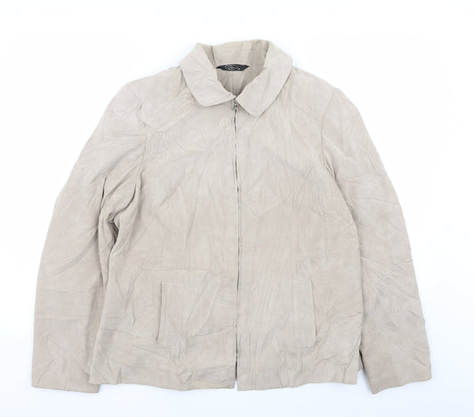 Womens UK Size 16 BM Beige Jacket