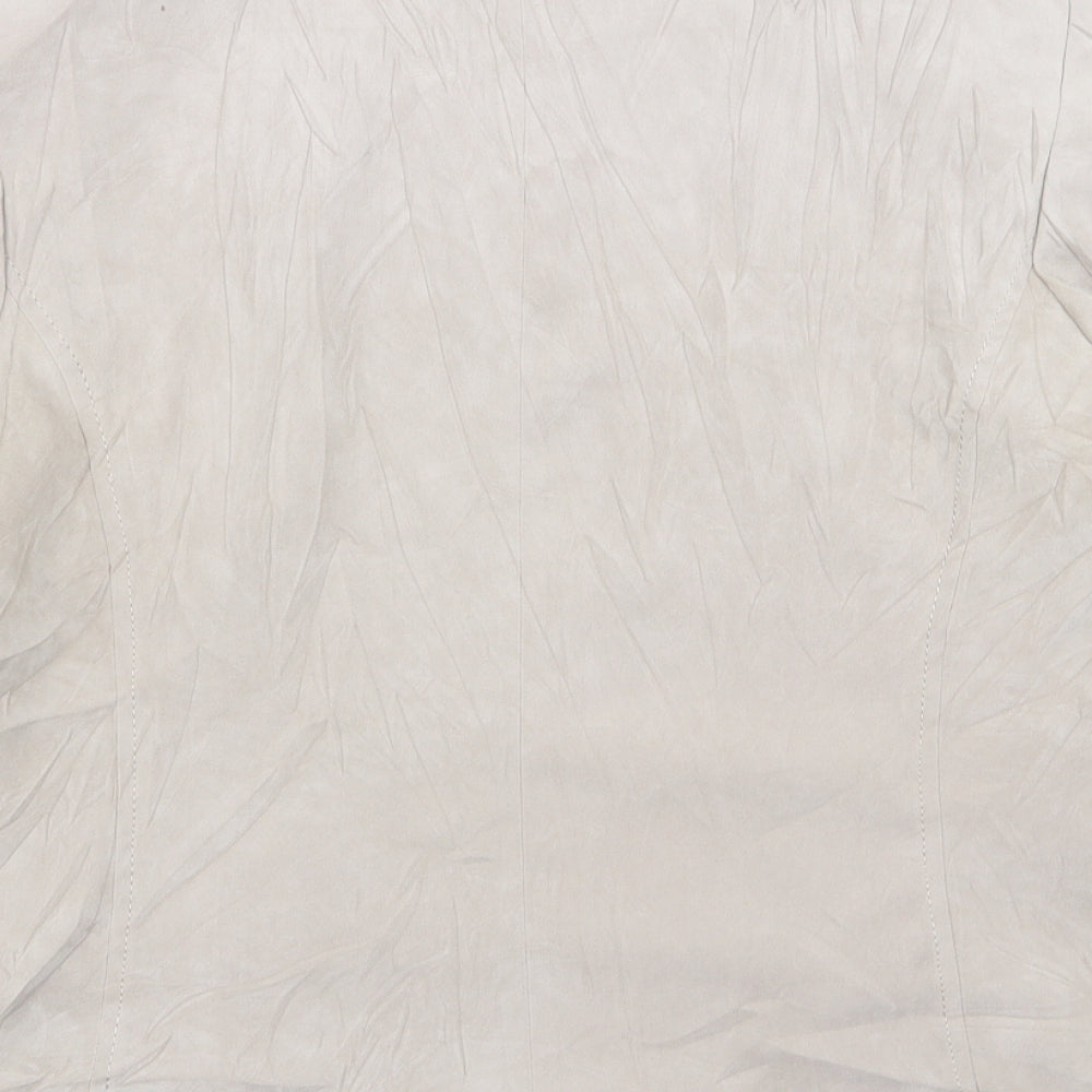 BM Womens Beige Jacket Size 16