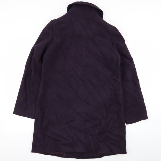 Womens UK Size 10 isle Purple Overcoat