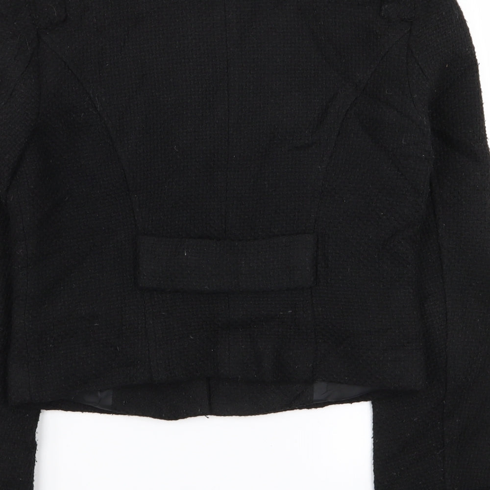 Warehouse Womens Black Jacket Blazer Size 8
