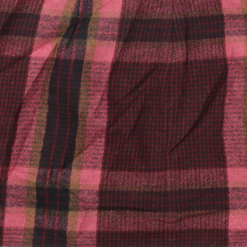 Gap Womens Pink Check  A-Line Skirt Size 6