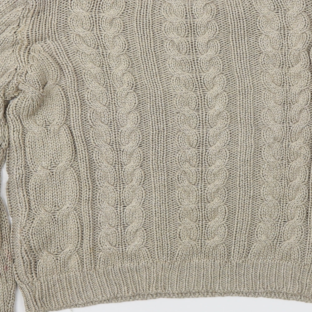 Primark Womens Gold Pullover Jumper Size 14