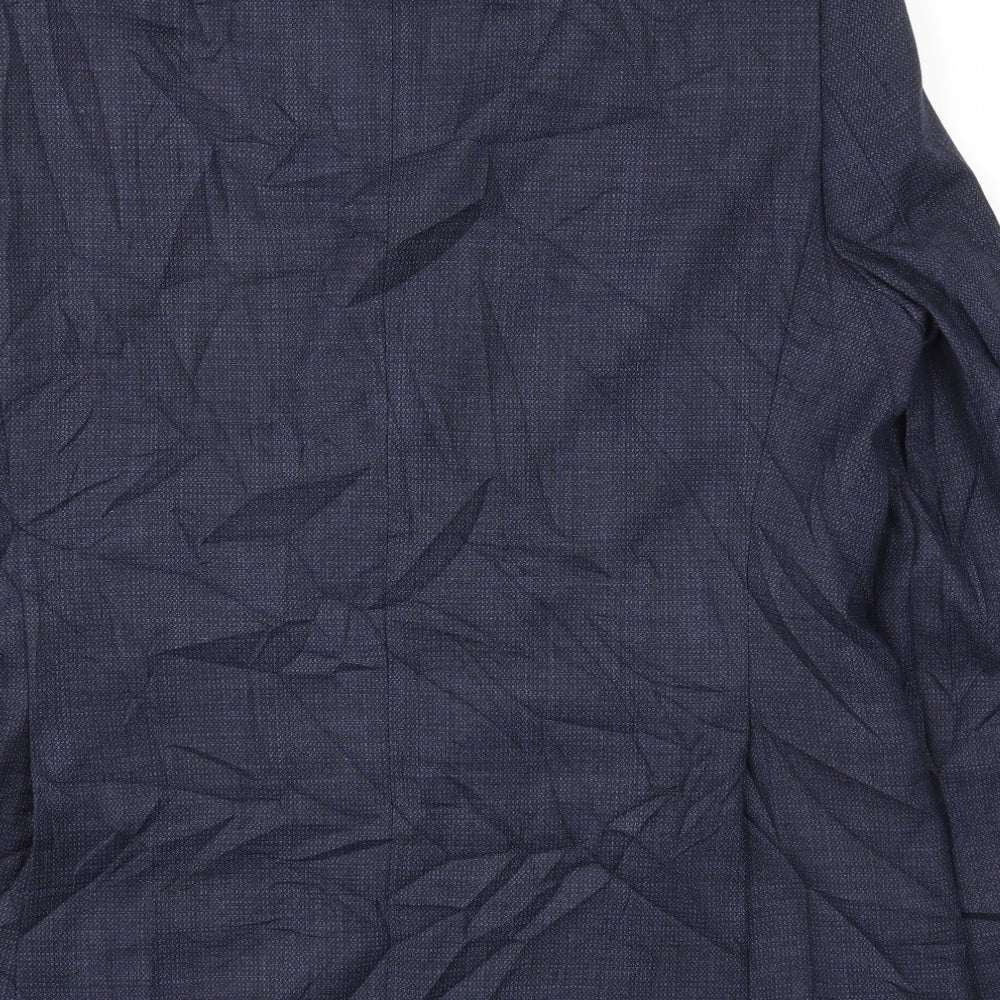 Mens UK Size 42 M&S Regular Blue Suit Jacket