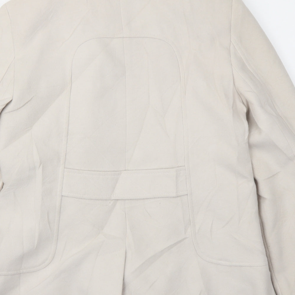Womens UK Size 10 M&Co Ivory Jacket