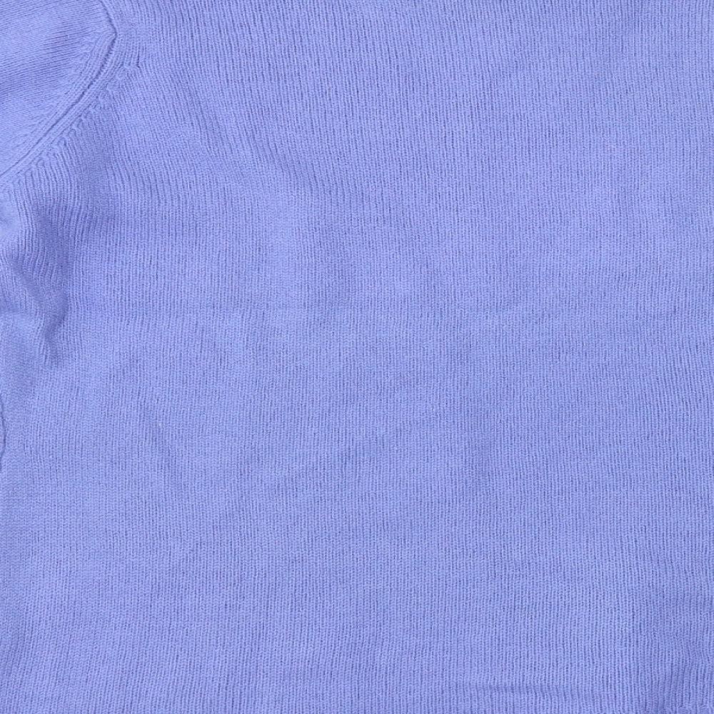 EWM Womens Blue Pullover Jumper Size S