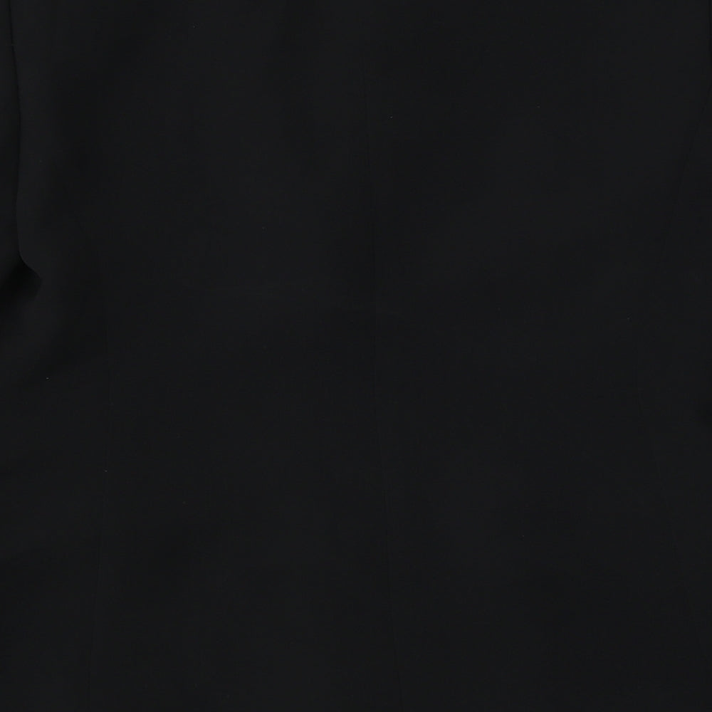 Linea Womens Black Jacket Blazer Size 12