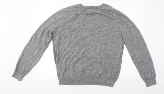 George Mens Grey Pullover Jumper Size L