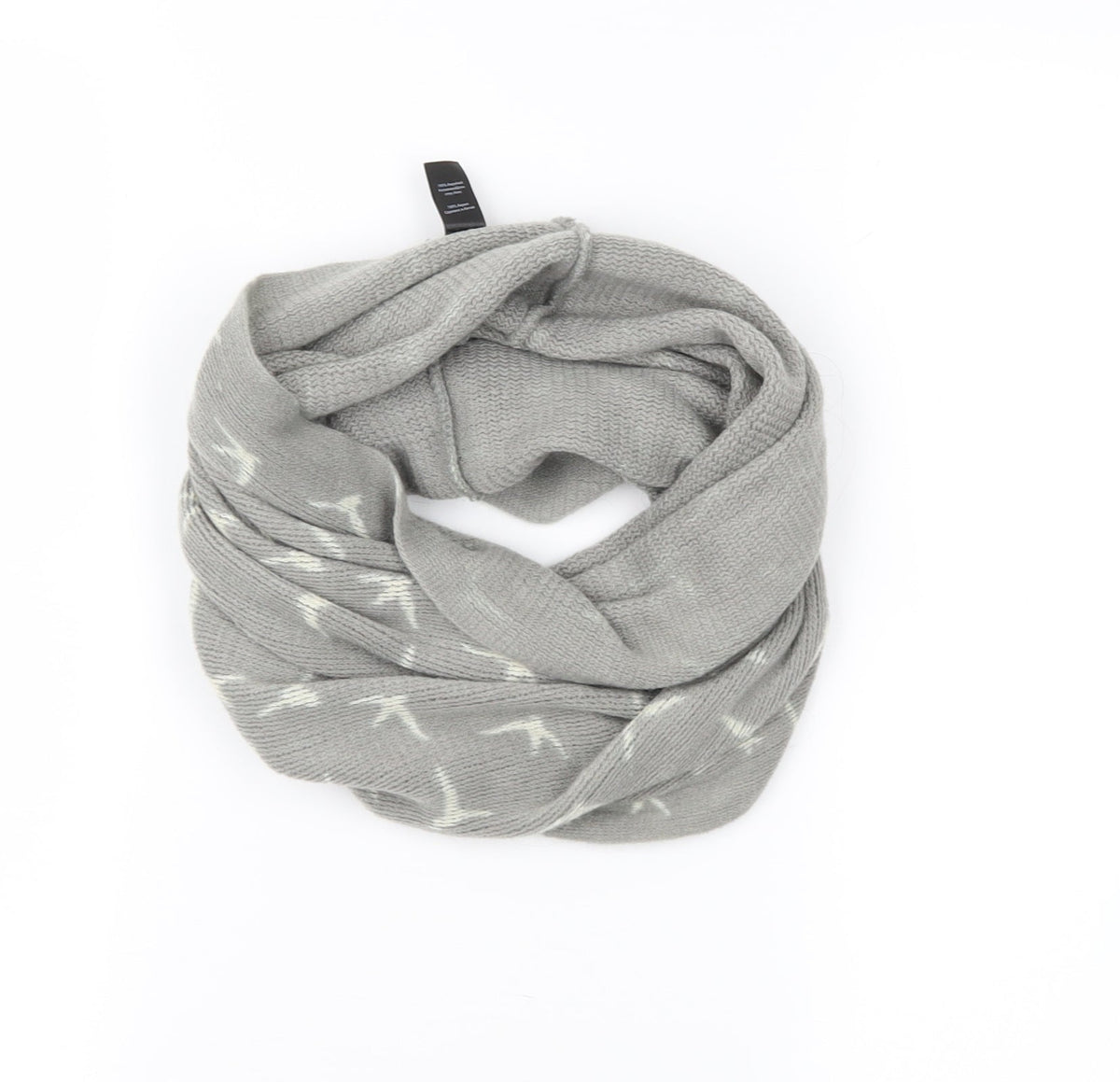 Warehouse Womens Grey Geometric Scarf