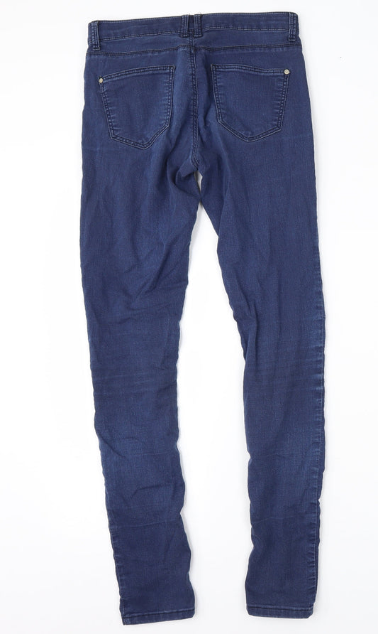 Topshop Womens Black Denim Skinny Jeans Size 28 in L32 in