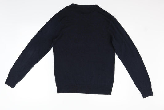 Cedar Wood State Mens Blue Pullover Jumper Size M