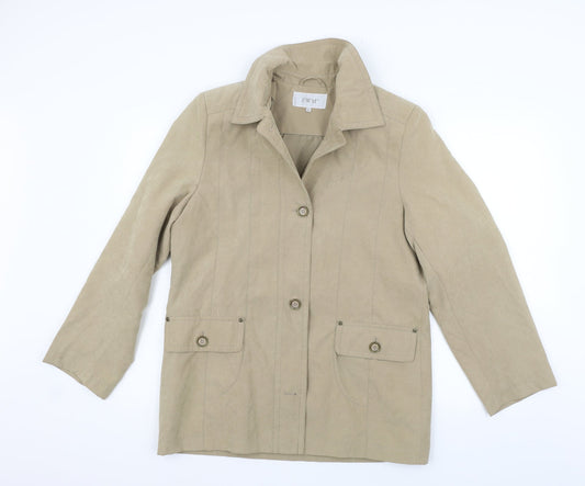 Womens UK Size 12 EWM Beige Jacket