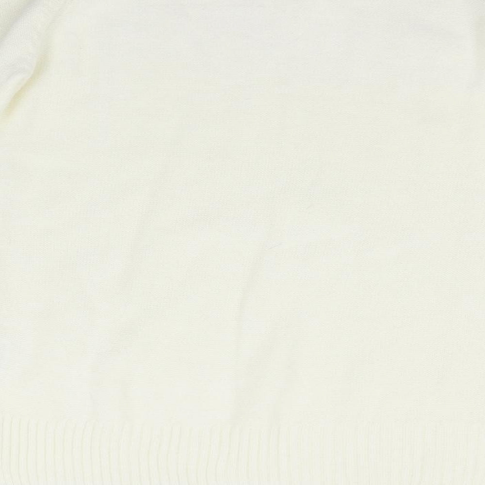 Womens UK Size M EWM Beige Pullover Jumper