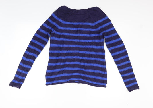 Womens UK Size S Old Navy Blue Pullover Jumper