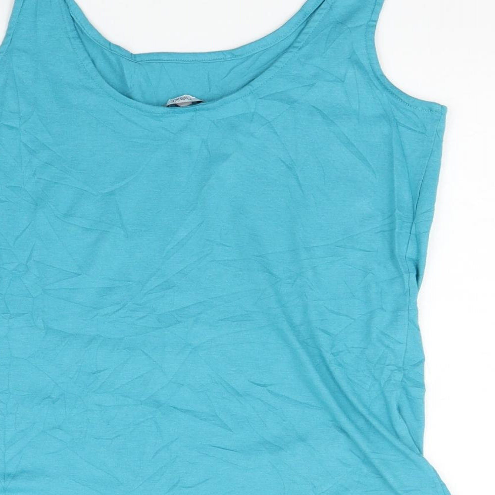 Womens UK Size 10 NEXT Blue Basic Tank