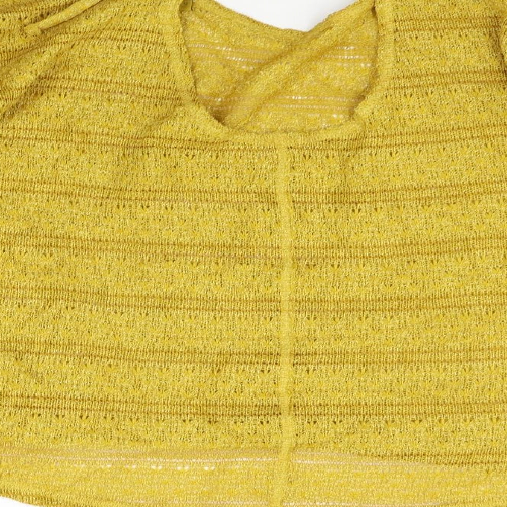 Womens UK Size 12 NEXT Yellow Pullover Jumper
