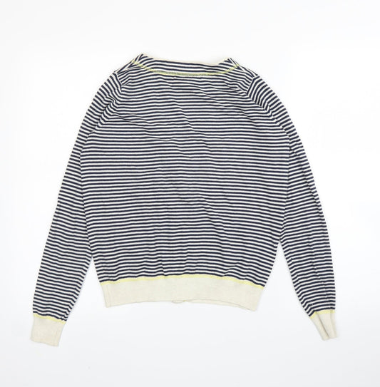 Womens UK Size 6 Topshop Blue Cardigan Jumper