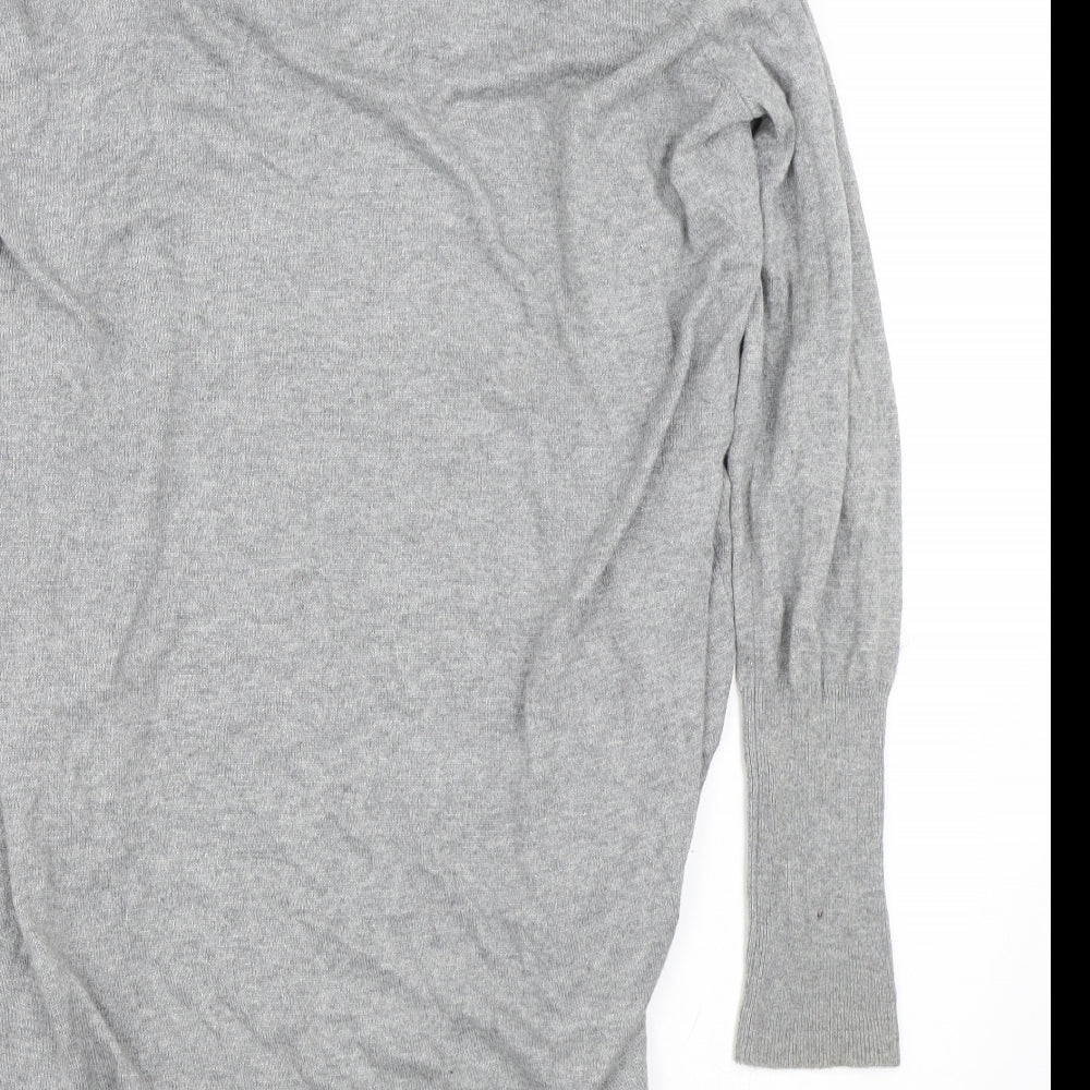 George Womens Grey Cardigan Jumper