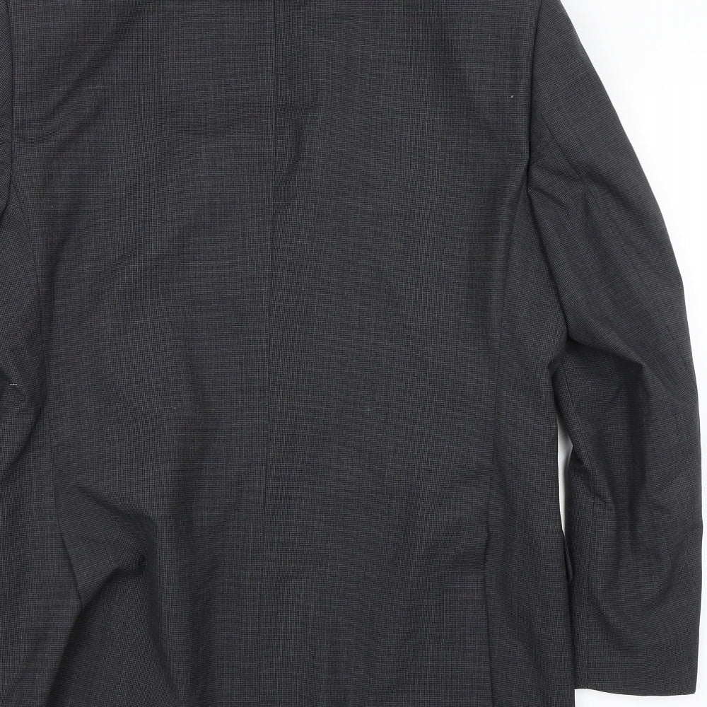 Mens UK Size 38 Howick Regular Black Suit Jacket