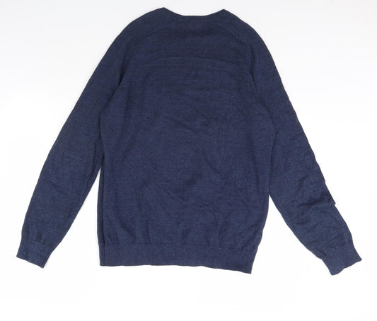 George Mens Blue Pullover Jumper Size M