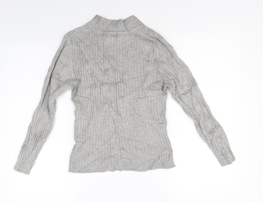 Primark Womens Grey Knit Pullover Jumper Size 10