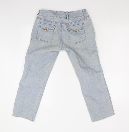 Gap Womens Blue Denim Cropped Jeans Size 6 L23 in