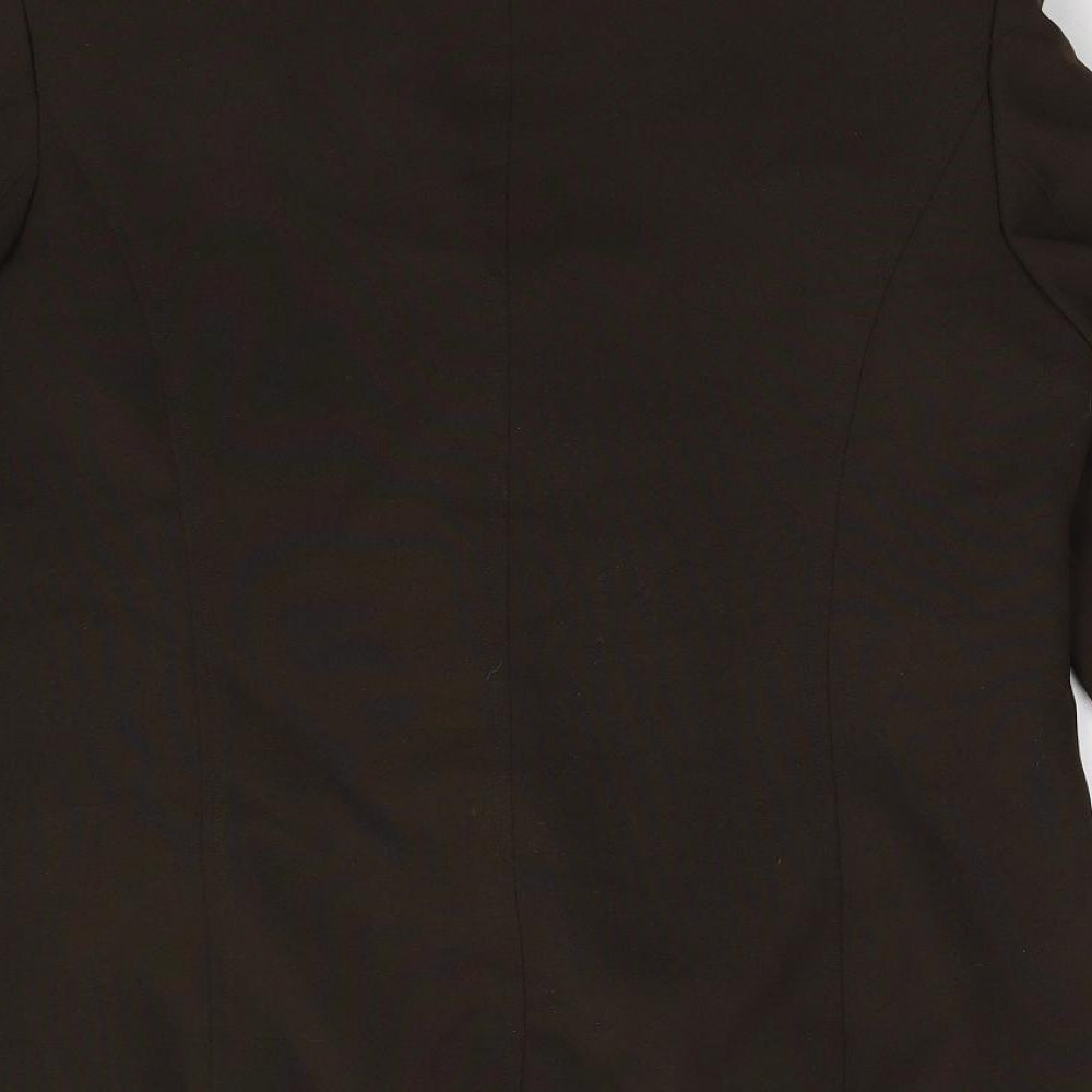 Womens UK Size 16 Classic Regular Brown Blazer