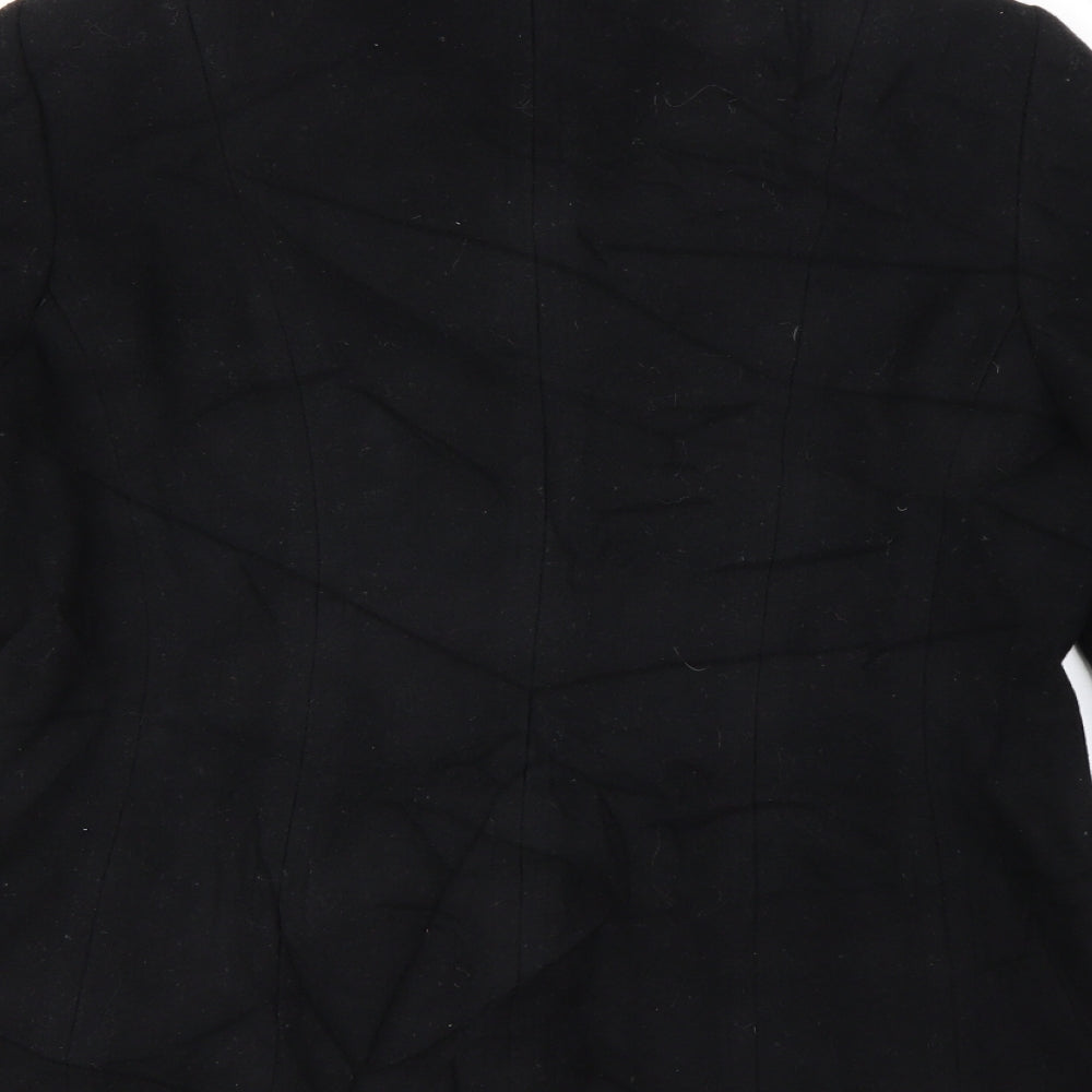 Brand and care label for Principles women’s black jacket coat