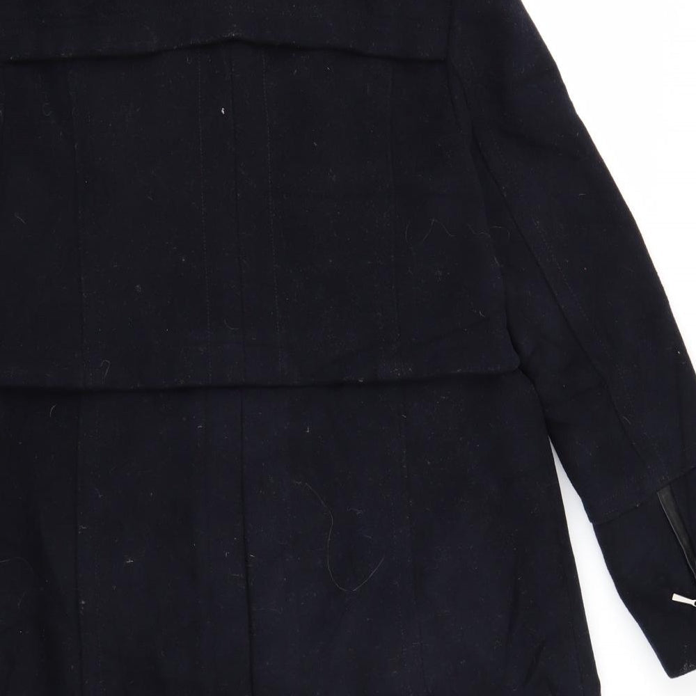 Autograph Womens Blue Jacket Coat Size 12