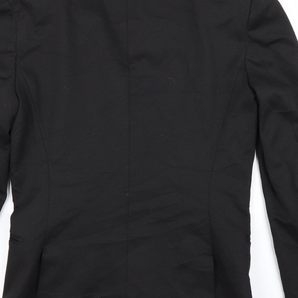 Preworn Womens Black Jacket Blazer Size S