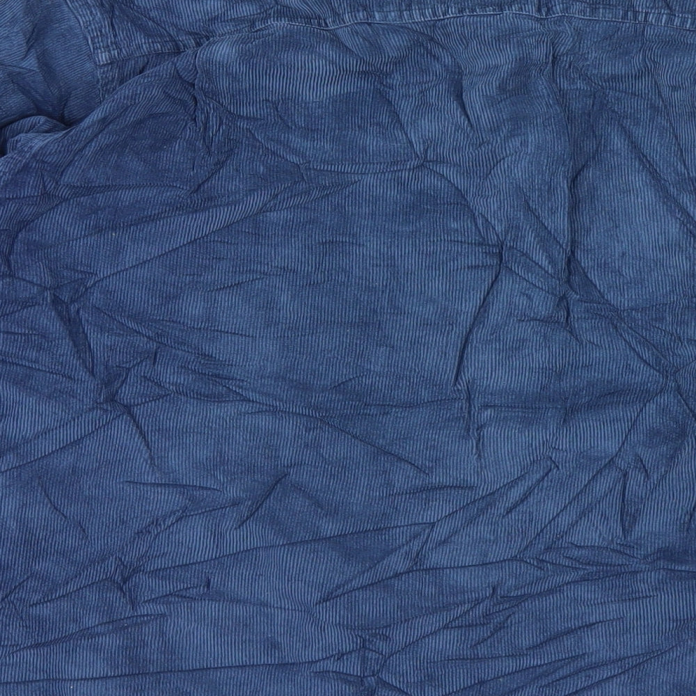 Cotton Republic Mens Blue Polo Size 14