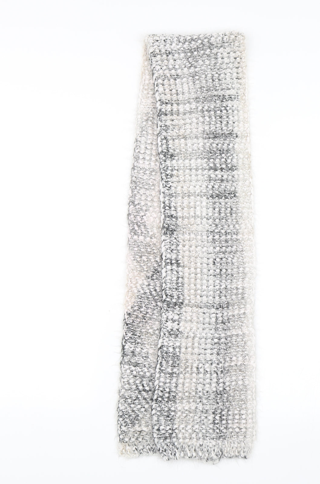 Front view of Marks & Spencer unisex grey scarf
