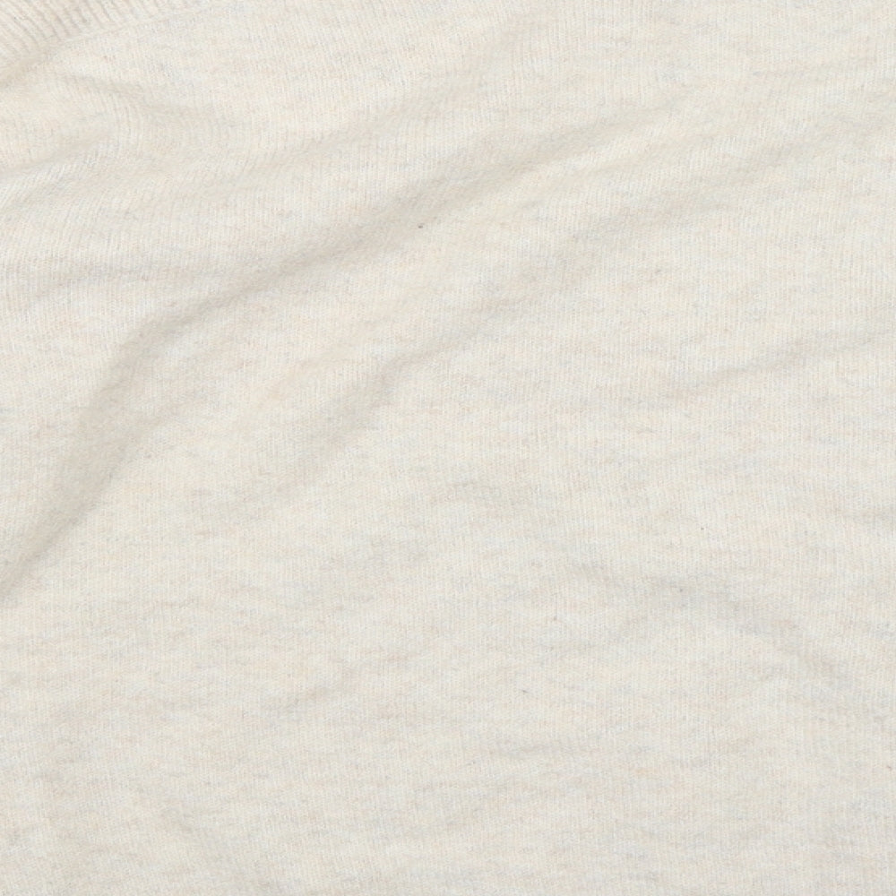 George Womens White Pullover Jumper Size S