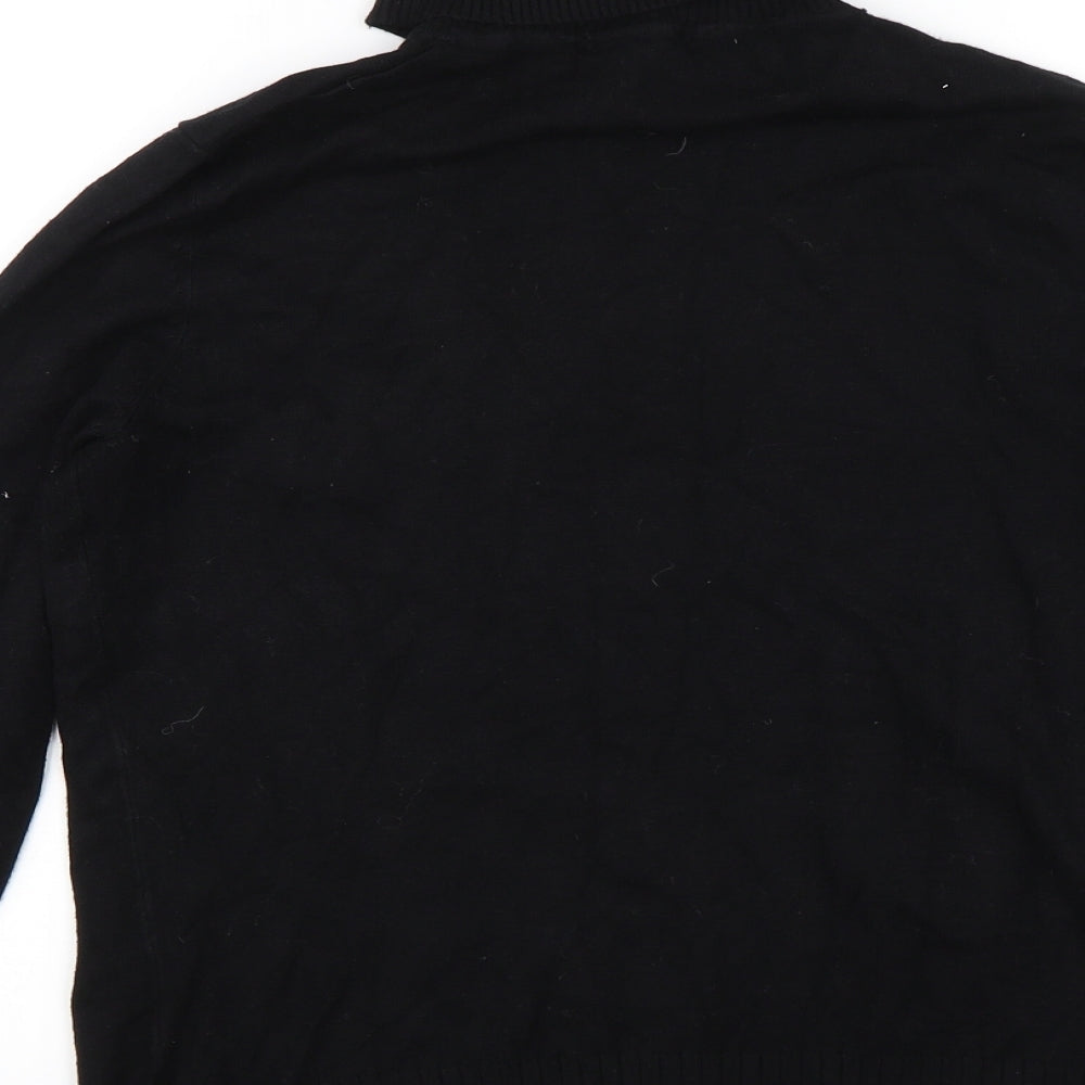 Womens UK Size 12 M&Co Black Pullover Jumper