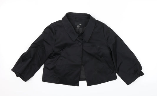 H&M Womens Black Jacket Size 12