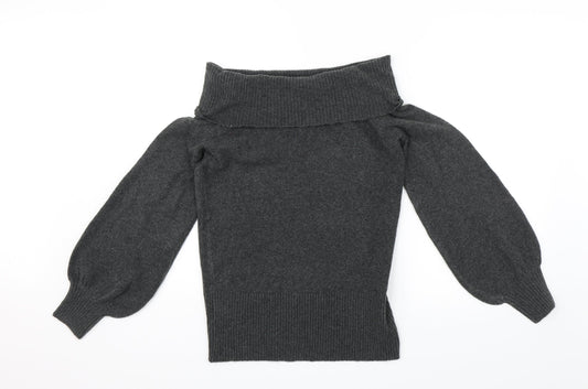 River Island Mens Grey Pullover Jumper Size XS