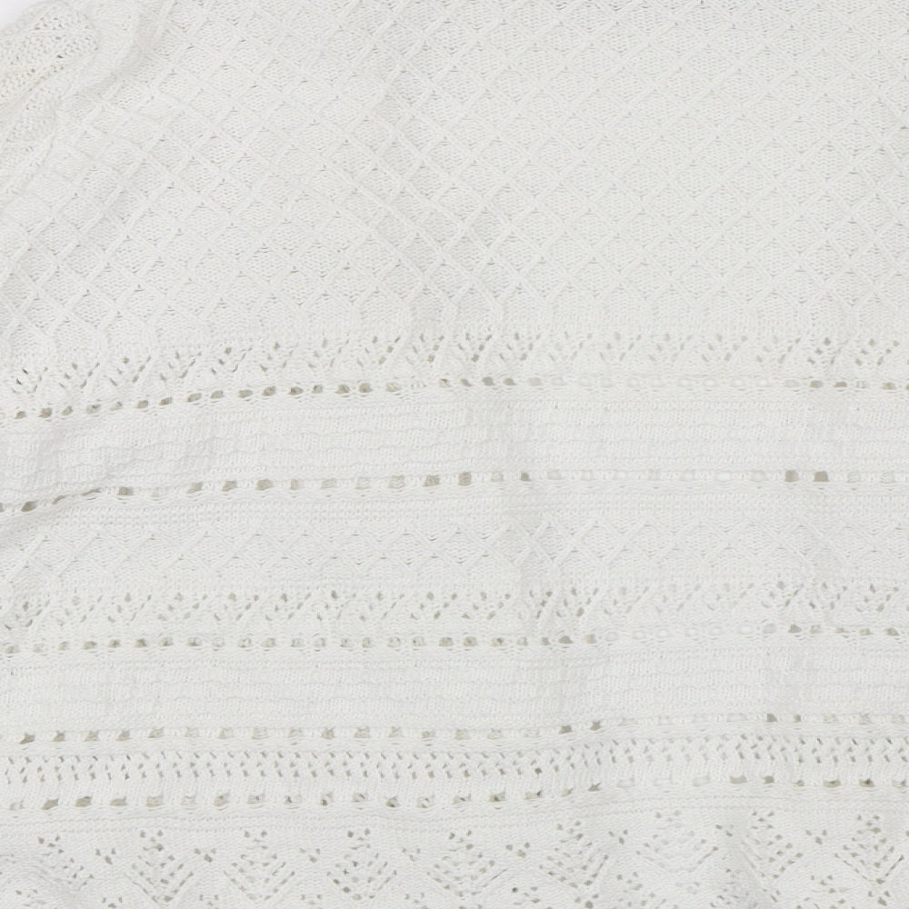 Womens UK Size M Isle White Jacket