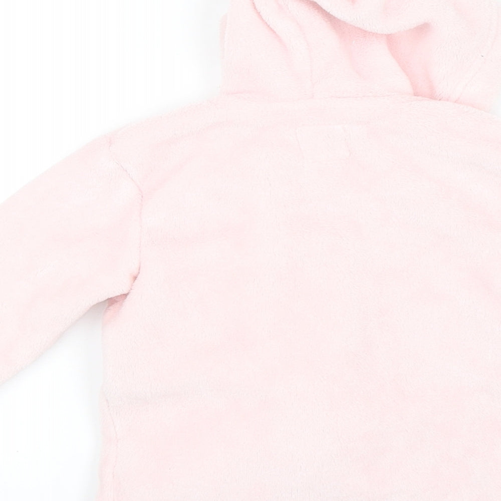 Brand and care label for Primark Baby Pink Solid Kimono Robe, size 6-9, Months