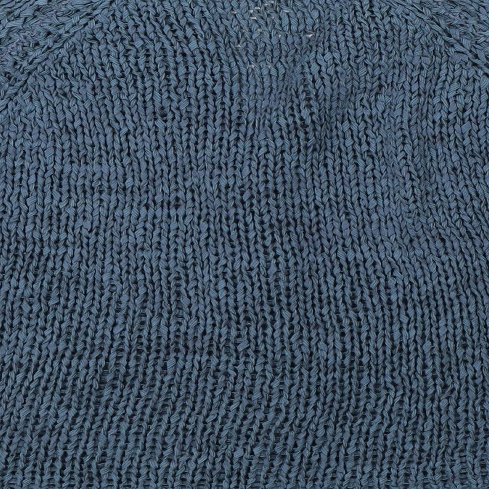 Naughty Womens Blue Cardigan Jumper Size 14