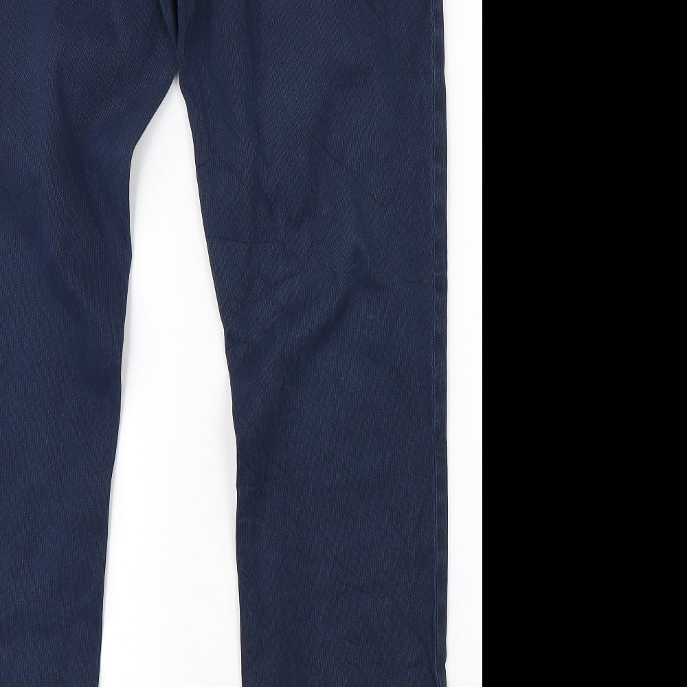 Boggi Milano Womens Blue Straight Jeans Size 16 L28 in