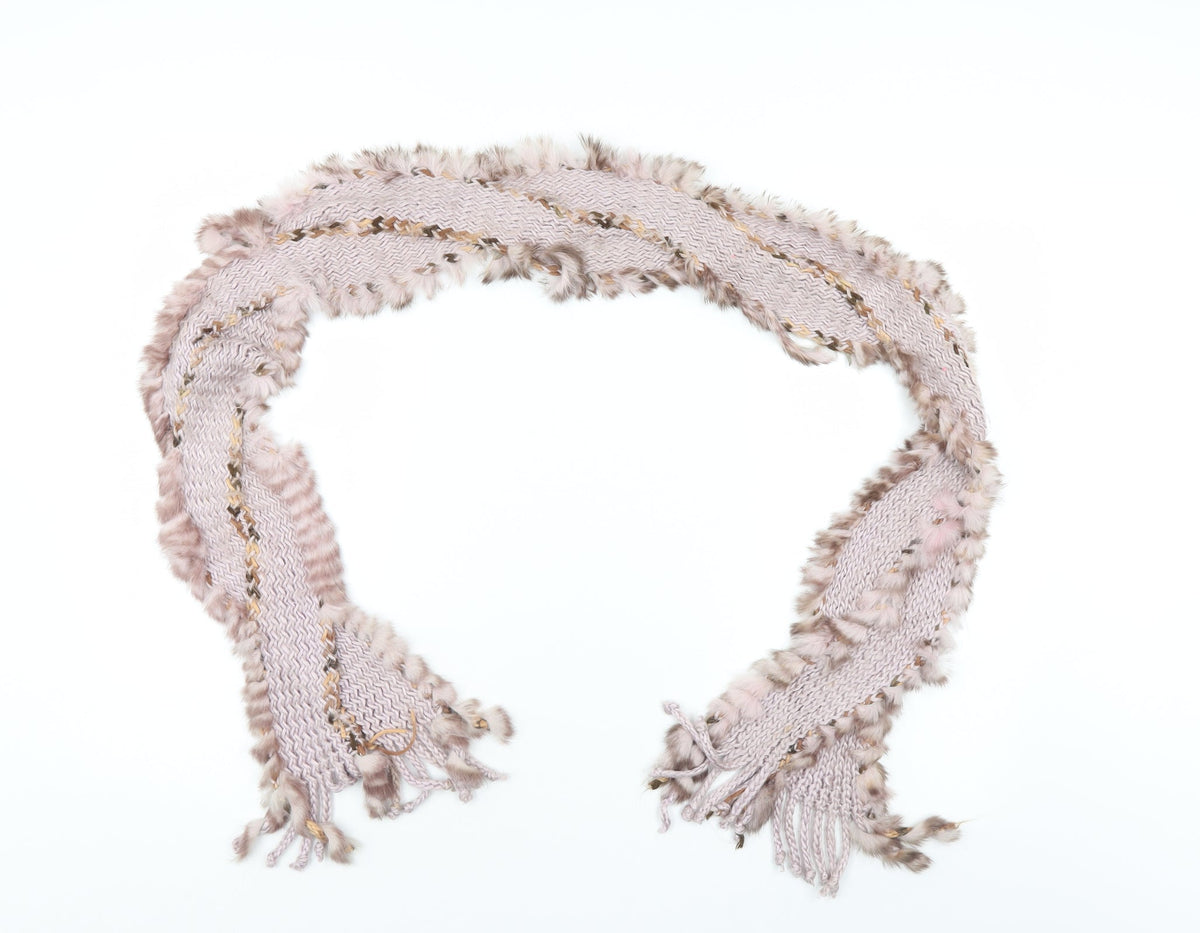 Preworn Womens Pink Scarf