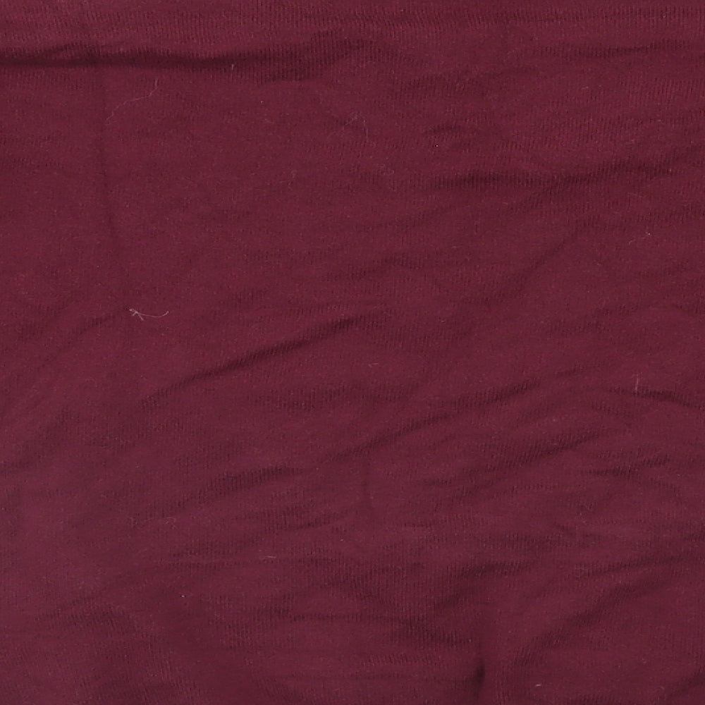 Giordano Womens Purple Henley Jumper Size 4
