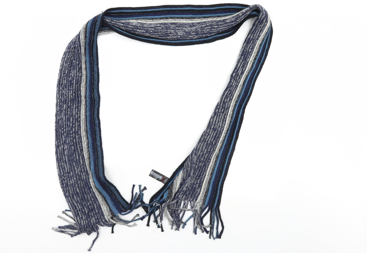 Nutmeg Blue Striped Scarf One Size