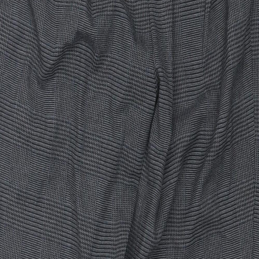 New Look Womens Grey Dress Pants Trousers Size 8 L25 in