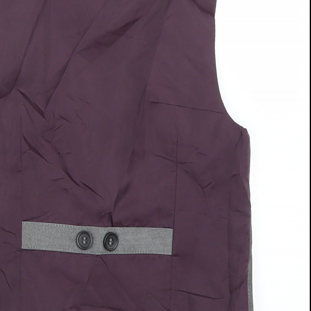 Brand and care label for Next boys’ grey basic button-up, size 12-18, months