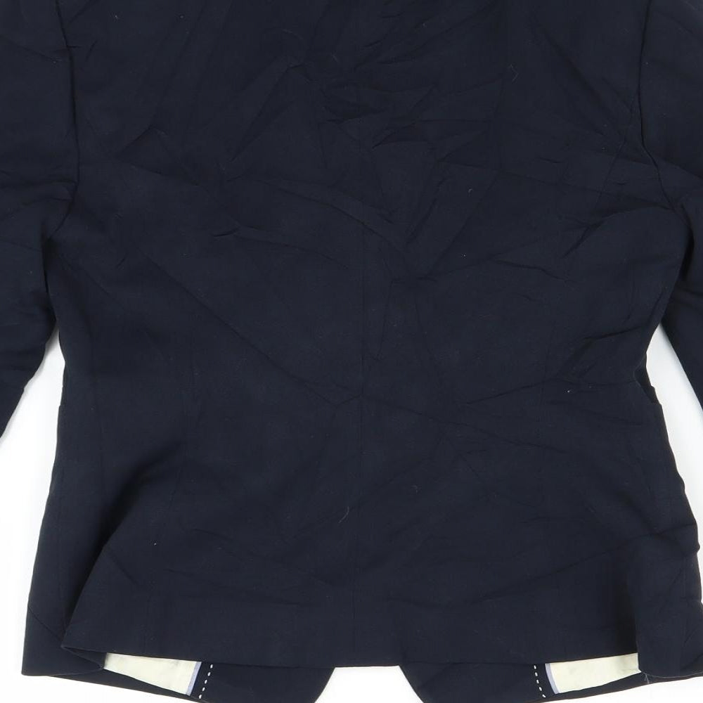 Marks and Spencer Womens Blue Jacket Blazer Size 8