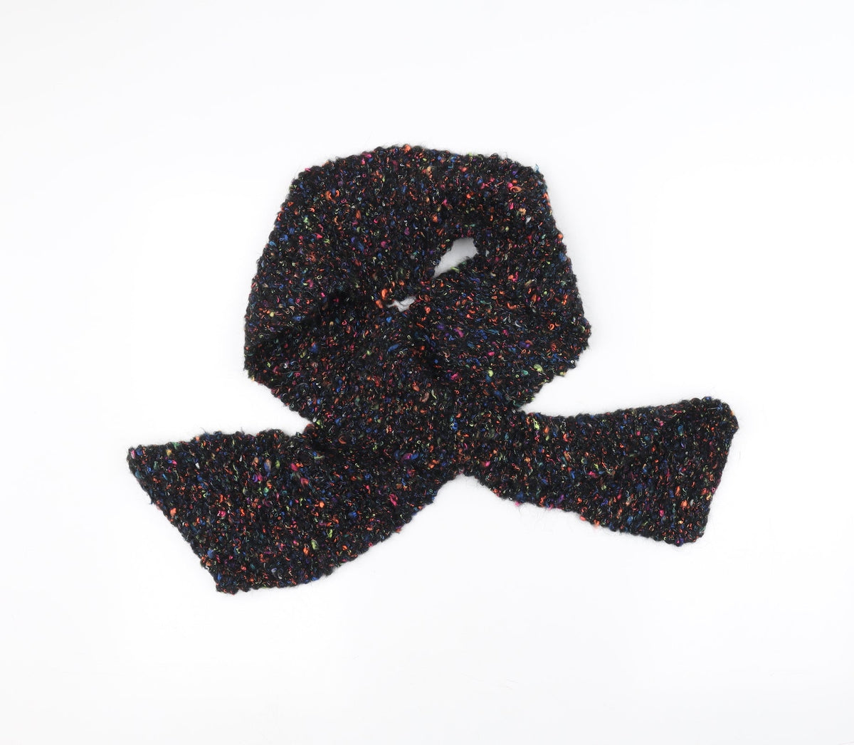 Preworn Womens Black Scarf