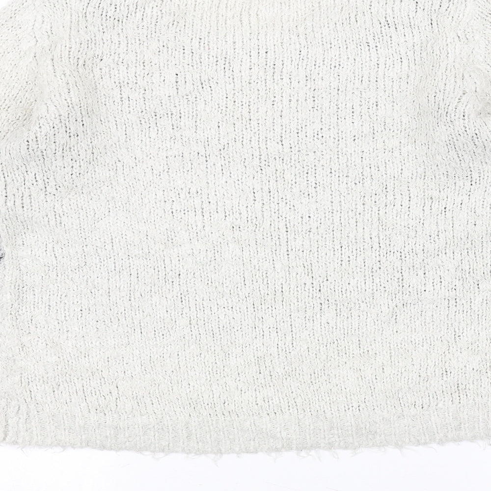 Womens UK Size 14 Dorothy Perkins White Pullover Jumper