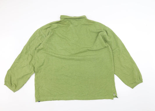 Preworn Mens Green Polo Size L